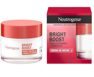 کرم شب روشن‌کننده و ضدپیری نوتروژینا مدل Bright Boost حجم 50 میلی‌لیتر