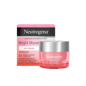 ژل کرم مرطوب کننده و ضدچروک نوتروژینا مدل Bright Boost حجم 50 میل