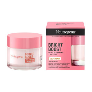 ژل کرم مرطوب کننده و ضدچروک نوتروژینا مدل Bright Boost حجم 50 میل