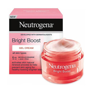 ژل کرم مرطوب کننده و ضدچروک نوتروژینا مدل Bright Boost حجم 50 میل