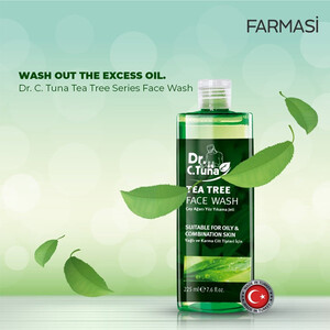 ژل شستشو صورت پوست چرب  فارماسی مدل Tea Tree حجم 225 میل