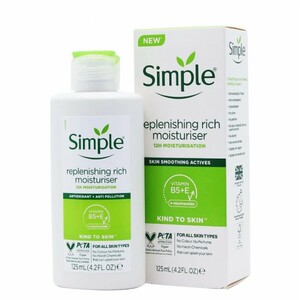 کرم آبرسان و مرطوب‌کننده غنی سیمپل مدل Rich حجم 125 میلی‌لیتر