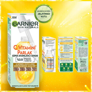 سرم روشن کننده و ضد لک گارنیه مدل vitamin c  حجم 30 میل