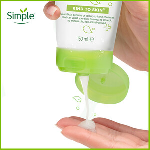 ژل شستشوی صورت سیمپل مدل Moisturizing حجم 150 میل