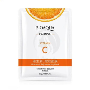 ماسک ورقه ای روشن کننده بایوآکوا مدل ویتامین سی