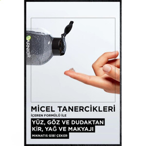ژل میسلار گارنیه مدل Charcoal حجم 400 میل