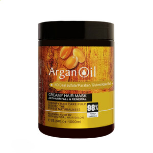 ماسک مو تقویت کننده  فاقد سولفات لایتنس مدل Argan Oil حجم 1000 میل