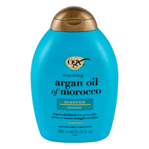 شامپو فری سولفات احیا و ترمیم کننده او جی ایکس مدل روغن آرگان حجم 385 میل