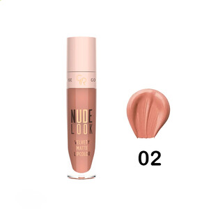 رژ لب مایع مات گلدن رز مدل Nude Look حجم 5 میل