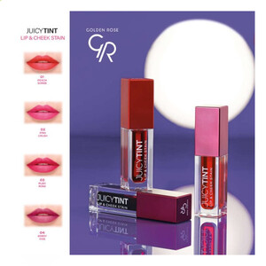 تینت لب و گونه مایع گلدن رز مدل Juicy Tint حجم 5 میل