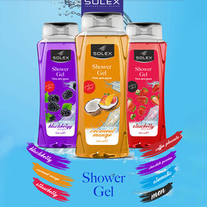شامپو بدن سولکس مدل Coconut and Mango حجم 500 میل