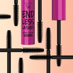 ریمل گلدن رز Endless Lashes پرپشت‌کننده