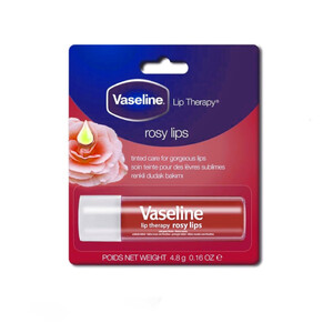 بالم لب ماتیکی وازلین با رایحه گل رز وزن 4.8 گرم