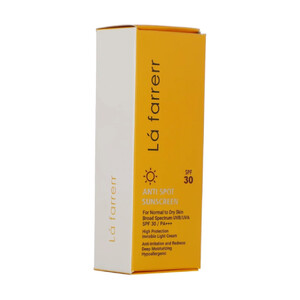 کرم ضدآفتاب لافارر SPF30 ضد لک