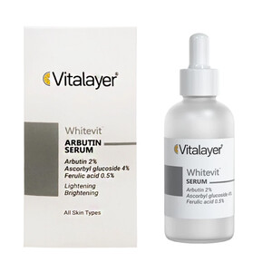 سرم روشن‌کننده و ضد لک ویتالیر مدل Whitevit Arbutin حجم 30 میل
