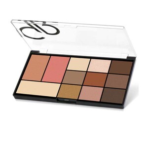 پالت آرایش صورت و چشم چندکاره گلدن رز مدل City Style وزن ۱۲ گرم