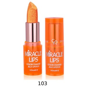 رژ لب ژله‌ای گلدن رز مدل Miracle Lips