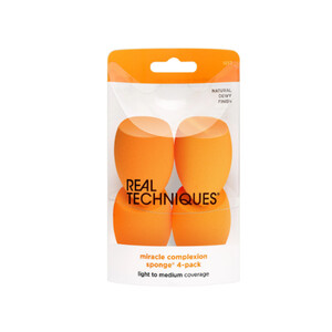 پد آرایشی 3 کاره فاقد لاتکس ریل تکنیک مدل Miracle Complexion بسته 4 عددی