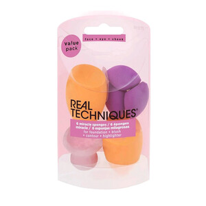 پد آرایشی فاقد لاتکس ریل تکنیک مدل Miracle Complexion بسته 6 عددی