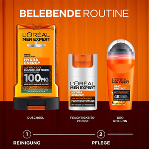 شامپو سر و بدن لورآل مدل Hydra Energetic 300 میل
