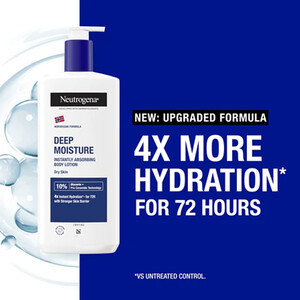 لوسیون بدن مرطوب‌کننده عمیق پوست حساس حاوی عصاره جو دوسر نوتروژینا مدل Deep Moisture Sensitive Care حجم 400 میل