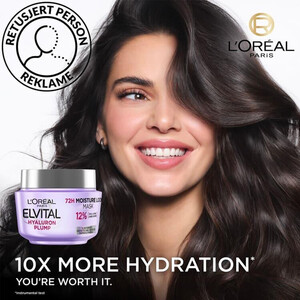 ماسک مو آبرسان و حجم‌دهنده حاوی هیالورونیک اسید لورآل مدل Elseve Hydra Hyaluronic حجم 300 میل