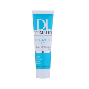 کرم مرطوب‌کننده و مغذی بی رنگ مناسب پوست‌های چرب درمالیفت مدل Hydralift AC Cream حجم 50 میلی‌لیتر