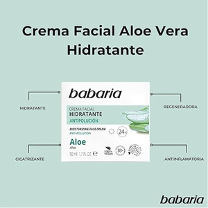 کرم آبرسان و مغذی حاوی عصاره آلوئه‌ورا باباریا مدل Hydratante حجم 50 میل