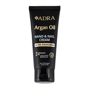 کرم مرطوب‌کننده و مغذی دست و ناخن حاوی روغن آرگان آدرا حجم 75 میل