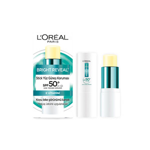 ضد آفتاب استیکی ضد لک حاوی SPF 50+ لورآل مدل Bright Reveal حجم 9 میل