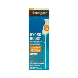 کرم ضد آفتاب و مرطوب‌کننده SPF50 نوتروژنا مدل Hydro Boost حجم 50 میل