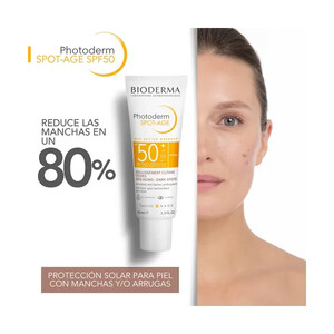 ضد آفتاب SPF 50 ضد لک و ضد چروک بایودرما مدل Photoderm Spot Age حجم 40 میل