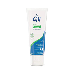کرم مرطوب کننده و آبرسان قوی مخصوص پوست خشک و حساس کیو وی مدل Moisturising Cream حجم 100 میل