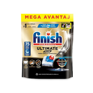 قرص ماشین ظرفشویی فینیش مدل Ultimate Plus، بسته 75 عددی