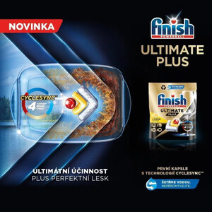 قرص ظرفشویی فینیش Ultimate Plus لیمویی