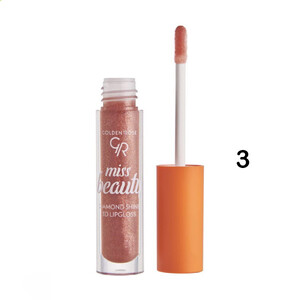 برق لب مدل Miss Beauty گلدن رز حجم 5 میل