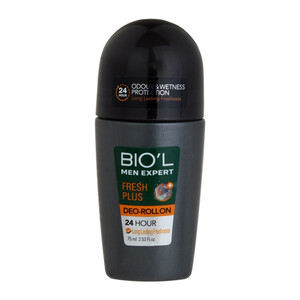 رول ضد تعریق 24 ساعته بدون لک مردانه بیول مدل FRESH PLUS حجم 75 میل