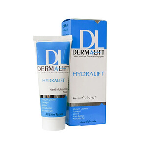 کرم مرطوب‌کننده و آبرسان دست درمالیفت مدل Hydralift حجم 75 میل