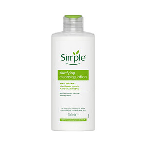 شیر پاککن پاکسازیکننده سیمپل مدل Purifying Cleansing Lotion حجم 200 میلیلیتر