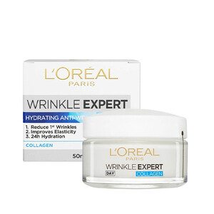 کرم روز ضد چروک لورآل مخصوص سنین بالای ۳۵ سال حاوی کلاژن مدل Wrinkle Expert حجم 50 میل