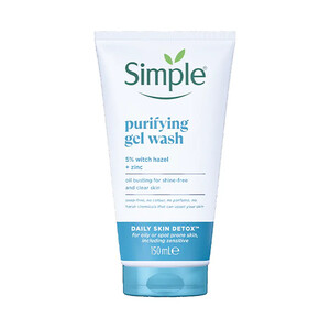 ژل شستشوی پاککننده و کنترلکننده چربی سیمپل مناسب پوست چرب مدل Purifying Gel Wash حجم 150 میل