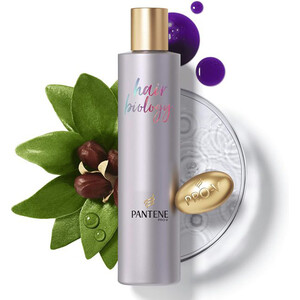 شامپو ضد زردی روشن‌کننده موهای بلوند و خاکستری پنتن بدون سولفات مدل Pro-V Miracles Silver &amp;amp; Glowing حجم 250 میل