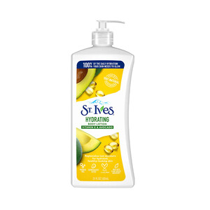لوسیون بدن آبرسان و درخشانکننده سینت ایوز حاوی ویتامین E و آووکادو مدل Hydrating حجم 621 میل