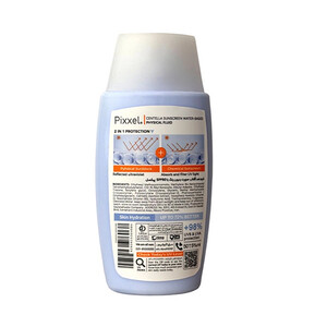 کرم ضد آفتاب بی‌رنگ و تسکین‌دهنده پیکسل حاوی عصاره سنتلا و SPF 50 مناسب پوست چرب و حساس مدل Centella حجم 50 میل