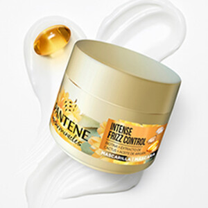 ماسک موی ضد وز قوی و آبرسان پنتن حاوی عصاره کاکتوس و روغن آرگان مدل Intense Frizz Control حجم 300 میل