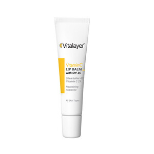 بالم لب روشن‌کننده و محافظت‌کننده ویتالیر حاوی ویتامین C و SPF 25 مدل Vitamin C حجم 15 میل