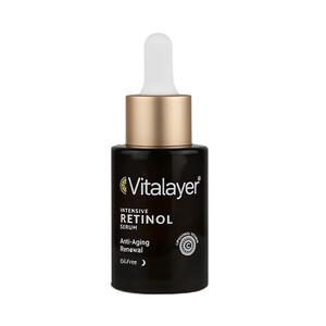 سرم ضد چروک و جوانساز قوی ویتالیر حاوی رتینول مناسب انواع پوست مدل Intensive Retinol حجم 30 میل