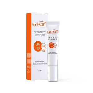 ضد آفتاب دور چشم بیرنگ و ضد چروک آیسول SPF30 حجم 15 میل