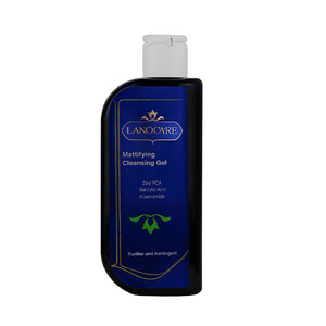 ژل شستوشوی ماتکننده پوست چرب لانوکر مدل Mattifying Cleansing Gel حجم ۲۰۰ میل