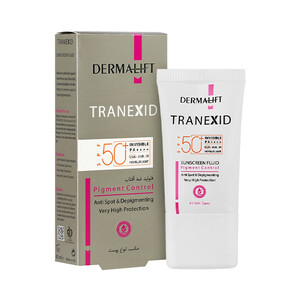 فلوئید ضد آفتاب ضد لک و روشنکننده درمالیفت حاوی ترانگزامیک اسید مدل Tranexid SPF 50 حجم 40 میل